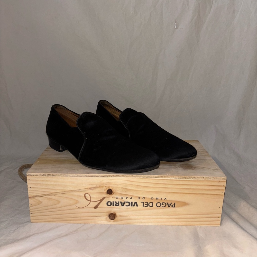 Vero Cuoio Black Velvet Loafers #verocuoio #luxury #shoes #lifestyle #style
